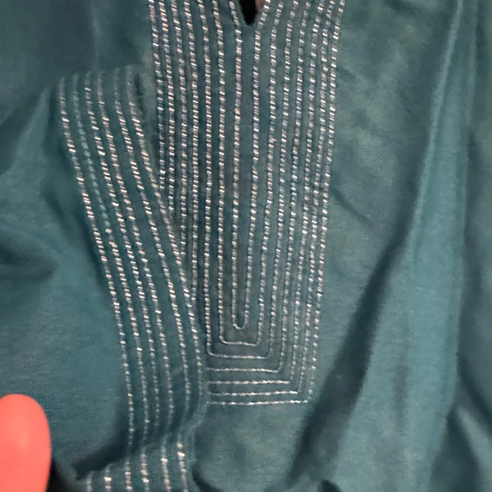 Fabindia Deep Teal Tunic for Women - Picture 7 of 9